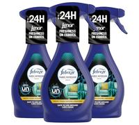 Febreze Fabric Freshener Spray Bundle - 3 x 500ml Unstoppables Fresh, Water-Based Fabric & Carpet Odour Eliminator, Room & Home Air Freshener Spray with Card - Bulk Buy Pack