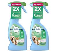 Febreze Fabric Refresher & Air Freshener Spray Laundry & Fabrics Scent Boosters - Pets Odour Eliminator Fresh Scent 375ml - Box of 2
