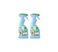 Febreze Fabric Refresher Spray PET Odour Eliminator with OdourClear Technology Fresh Scent 2 x 375ml Multipack Total 750ml - Fights Tough Dog Cat S