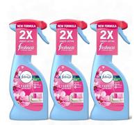 Febreze Fabric Spray BLOSSOM BREEZE 375ml x 3, Fight Odour from Fabric, Suitable for Sofa, Curtains and Fabrics, Safe around Dogs and Cats