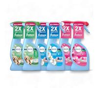Febreze Fabric Spray bundle, 2 x COTTON 375ml, 2 x PET FRESH 375ml, 2 x BLOSSOM BREEZE 375ml, Fight Odour, Suitable for Sofa, Curtains and Fabrics, Safe around Dogs and Cats (Total 6 bottles)