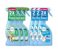 Febreze Fabric Spray bundle, 3 x COTTON 375ml and 3 x PET FRESH 375ml, Fight Odour from Fabric, Suitable for Sofa, Curtains and Fabrics, Safe around Dogs and Cats (Total 6 bottles)