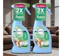 Febreze Fabric Spray PET FRESH Odour Eliminator - Eliminate Odours Trapped in Fabrics Twin Pack 2 x 500ml