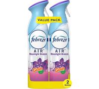 Febreze Odor-Fighting Air Freshener with Gain Scent Moonlight Breeze Pack of 2 8.8 fl oz each