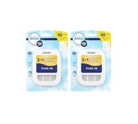 Febreze Plug-in Air (Epished) Freshener Device (Pack of 2) Compatible with 3Vol Refills Continuous Odour Elimination Adjustable for Home Office Bathroom Long-Lasting Freshness (Plug's Only)