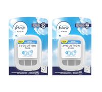 Febreze Plug-in Air (Epished) Freshener Device (Pack of 2) Compatible with 3Vol Refills Continuous Odour Elimination Adjustable for Home Office Bathroom Long-Lasting Freshness (Plug's Only)