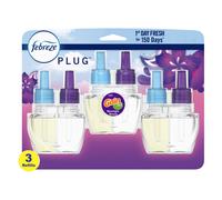 Febreze Plug In Air Freshener Odor-Fighting Scented Oil Refill Gain Moonlight Breeze 3 Refills
