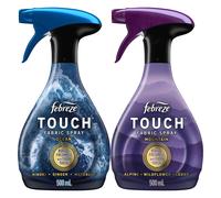 Febreze Touch Fabric Spray Sneaker Balls Alternative Couch Cleaner Refresher Ocean & Mountain 16.9 oz Pack of 2 33.8 Fl Oz