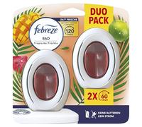 Febreze Tropical Fruit Bath Air Freshener, Continuous Odour Control and Prevention, Pack of 2