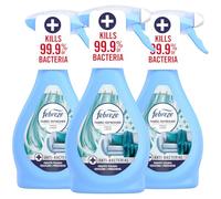 Febreze Unstoppable Fabric Freshener Spray Bundle - 3 x 500ml, Water-Based Fabric & Carpet Odour Eliminator, Room & Home Air Freshener Spray with Card - Bulk Buy Pack (Linen Fresh)