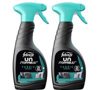 Febreze Unstoppables Fabric Refresher Spray, Fresh Scent, Pack of Two, 2 x 500 ml