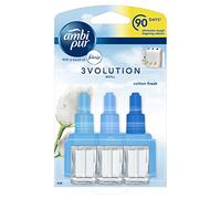 Febreze with Ambi Pur 3Volution Air Freshener Plug-In Refill Cotton Fresh, 20 ml