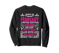 February Mighty Hearts Rare Unicorn Soul Humor Sweatshirt