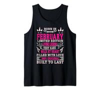 February Mighty Hearts Rare Unicorn Soul Humor Tank Top