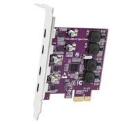 FebSmart 4 Ports USB 3.0 Super Fast 5Gbps PCI Express(PCIe) Expansion Card for Windows Server, XP,7,Vista,8,8.1,10 PCs-Build in Self-Powered Technology-No Need Additional Power Supply(FS-U4-Pro)