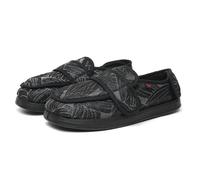 FebTzadik Women's Diabetic Edema Shoes - Adjustable Strap, Swollen Feet & Arthritis Relief, Non-Slip, Wide, Comfortable Orthopedic Slippers for Elderly, Indoor & Outdoor Use(black,2 UK)