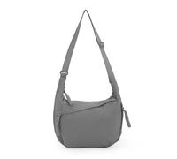 Fecialy Crescent Bag for Women & Men - Hobo Nylon Crossbody Bag with Multi-Pockets & Slouchy Design