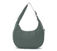 Fecialy Puffer Crescent Shoulder Bag for Women Small Nylon Quilted Handbags Puffy Purses with Adjustable Strap