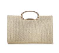 Fecialy Straw Clutch Purses for Women Woven Top Handle Bag Summer Beach Raffia Evening Bag Vacation Handbag 2026