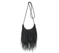 Fecialy Vintage Fringe Hobo Bags for Women Vegan Leather Tassel Crossbody Bag Western Hippie Shoulder Bag