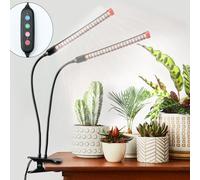 FECiDA Clip Grow Lights for Indoor Plants 18W 2000 Lumen, 2026 Brightest LED Plant Grow Light for Houseplants, Bonsai, Pot Plant, Full Spectrum Growing Lamp with 4,8,12 Hr Timer