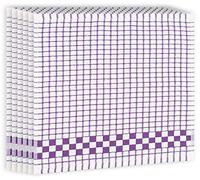 Fecido Classic Kitchen Dish Cloths with Hanging Loop (12 x 12 Inches) - Set of 6, Purple