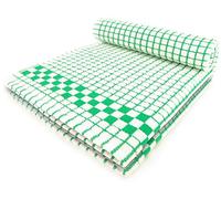 Fecido Classic Kitchen Tea Towels - Heavy Duty - Super Absorbent - 100% Cotton - Professional Grade Dish Cloths - European Made Tea Towels - Set of Two, Light Green