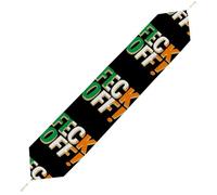 Feck Off Irish Sayings Plush Table Runner Boho Country Farmhouse Kitchen Dining Table Decoration 229*33cm