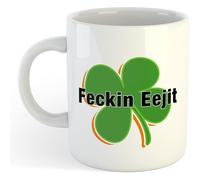 Feckin Eejit | Funny Gift Idea Cup Tea Coffee | 11oz White Mug