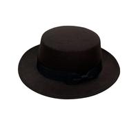 Feclmiyt Women Vintage Wide Brim Warm Fedora Hat Bow Belted Wool Hat Felt Jazz Hat Casual Formal Costume Party Dress Hats Accessories (Coffee, ONE Size)