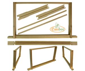 FED 21186: National Beehive DN4 Flat Pack Brood Frames, Pine, 10pcs for National Hive