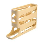 Fed Egg Holder - Cream Yellow Stand, Auto Scroll Box, 2-Layer Sliding Tray | Home Cooking Baking Accessories Cabinet Shelf Display Fresh Keeper Capacity Compact Sorter Universal Fit System