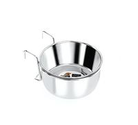 Fed 'N' Watered Stainless Steel Water Bowl with Cage Attachment Hooks
