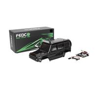 FEDCO SCX24 Body Magnetic Stand with Lights for SCX24 Upgrades | PC Front and Rear Body for SCX24 Bronco JLU C10 Basecamp 1/24 RC Crawler