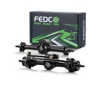 FEDCO SCX30 Axles Front and Rear Metal Axles with Brass Steering Knuckles,Steel Gears for Axial SCX30 Upgrade Parts 1/30 RC Crawler