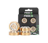 FEDCO SCX30 Wheels Brass Wheel Rims for SCX30 Upgrades 1/30 RC Crawler