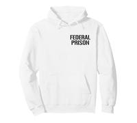 FEDERAL PRISON INMATE UNIFORM COSTUME PENITENTIARY JAIL Pullover Hoodie
