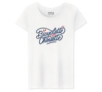 Fédération française de cyclisme WOFFCYCTS002 Women's T-Shirt, White, L, White, L