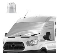 Federedevo Custom Fit Silver Windshield Cover Compatible with Ford Transit 2016-2025 Motorhome,Van for Privacy Blockout UV Reflector Snow Protection
