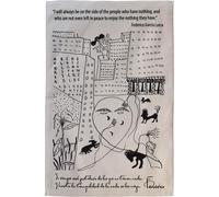 Federico Garcia Lorca Organic Cotton Tea Towel