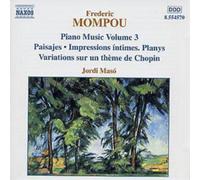 Federico Mompou Piano Music (CD) Album (US IMPORT)