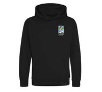Federico Valverde World Cup Sticker Kids Hoodie - Black / 12-13 years