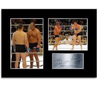 Fedor Emelianenko vs Cro cop MMA Fighters Legends A4 Printed Signed Autograph Photo Display Poster