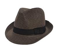 Fedora Hat Trilby Gangster Panama Headwear Straw Style Short Brim Mens Womens