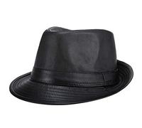 Fedoras Trilby Hats Unisex Classic Bowler Caps Gangster Panama Hat Vintage Style Short Brim Jazz Hat for Men Women