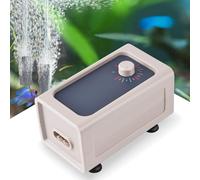 FEDOUR 5W/7W Large and Powerful Aquarium Air Pump, 500LPH Adjustable Fish Tank Air Pump for 50-1000L Fish Tanks/Hydroponics with Complete Accessories