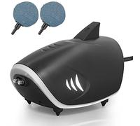 FEDOUR 6W Silent Aquarium Air Pump - 600LPH Adjustable Fish Tank Air Bubbler, Oxygen Aerator for Fish Tank up to 800L, with Unique Decorative Lights and Accessories