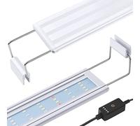 FEDOUR Full Spectrum LED Aquarium Light: 40-60cm Classic Fish Tank Light with Timer, Aquarium Plant Light with Stable Extendable Brackets