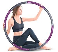FEECCO Weighted Hula Hoops for Adults, 1-2.3kg Hula Hoops for Weight Loss