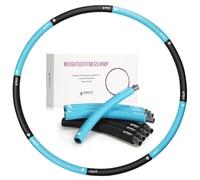 FEECCO Weighted Hula Hoops for Adults, 1-2.3kg Hula Hoops for Weight Loss